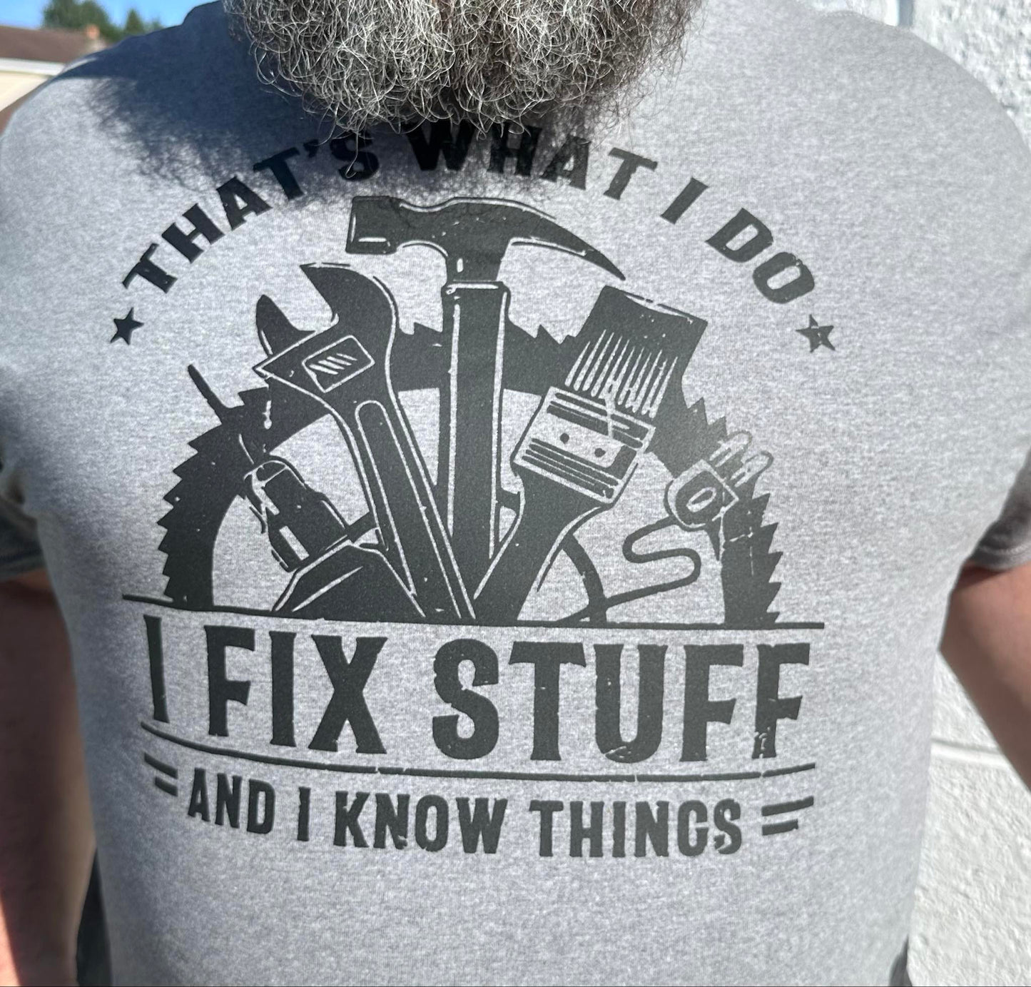 I Fix Things Unisex Cotton Tee