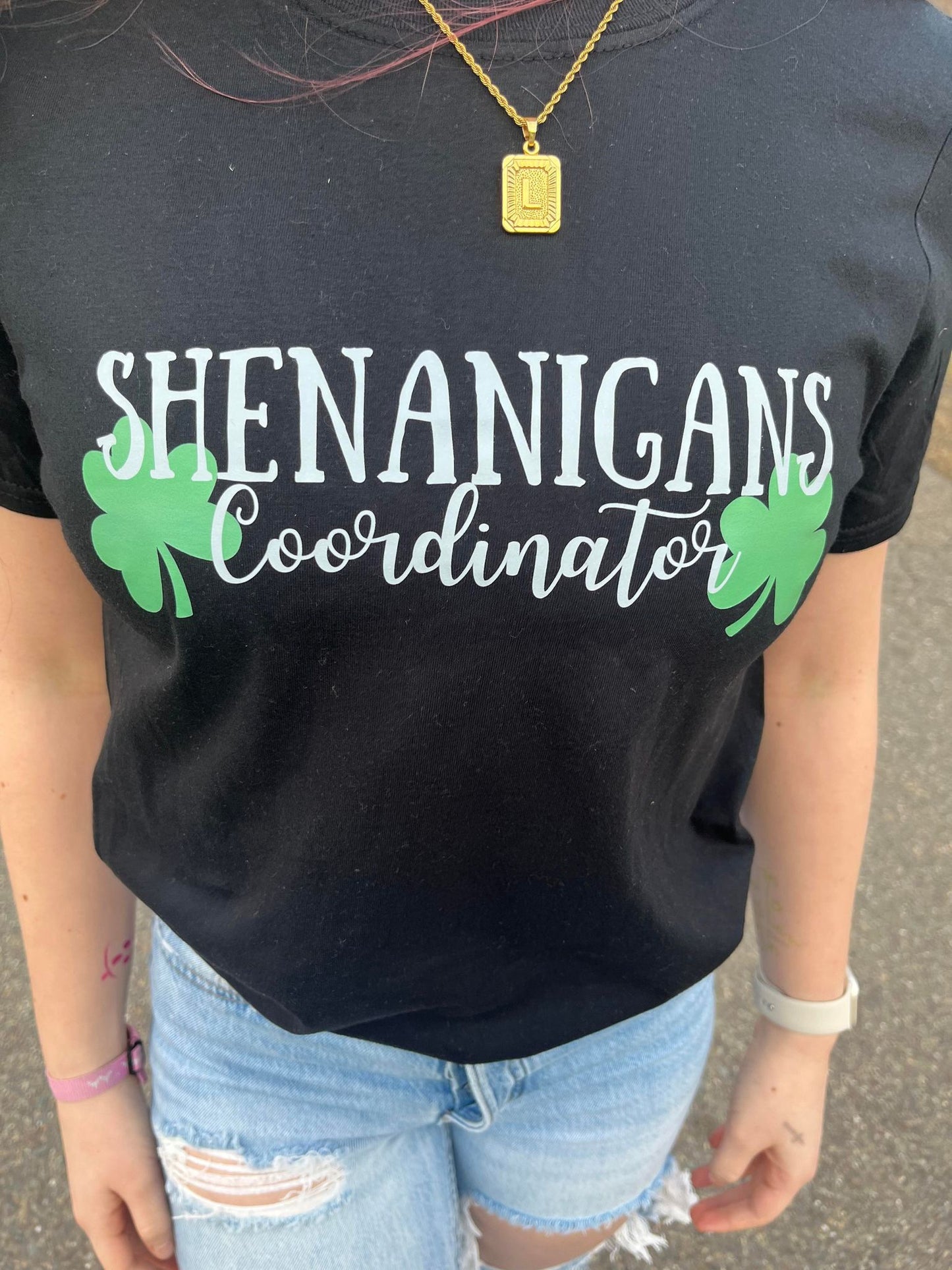 Shenanigans Coordinator Black Adult Soft Style Tee