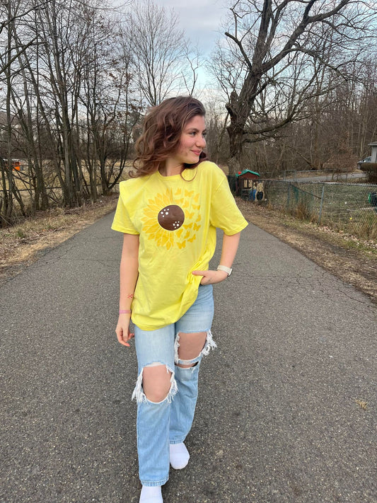 Signature Sunflower Cornsilk Adult Soft Style Tee