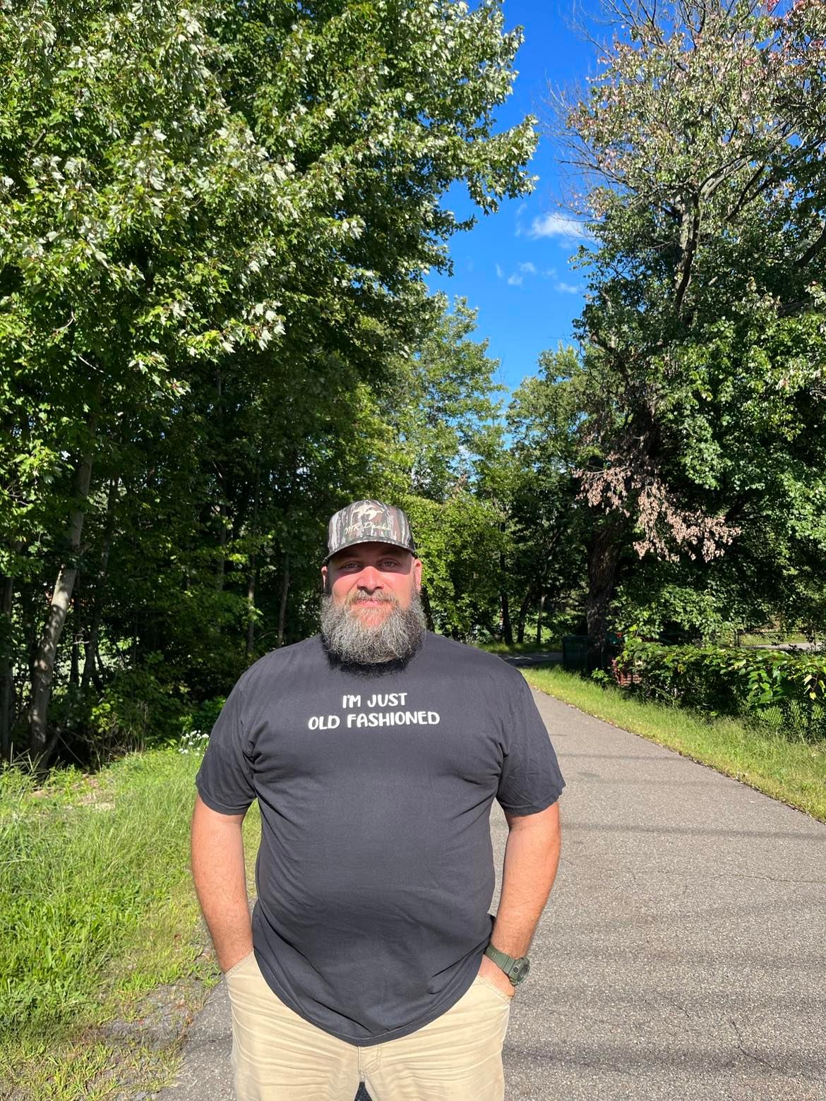 Old Fashioned Black Adult Heavyweight Short Sleeve Tee