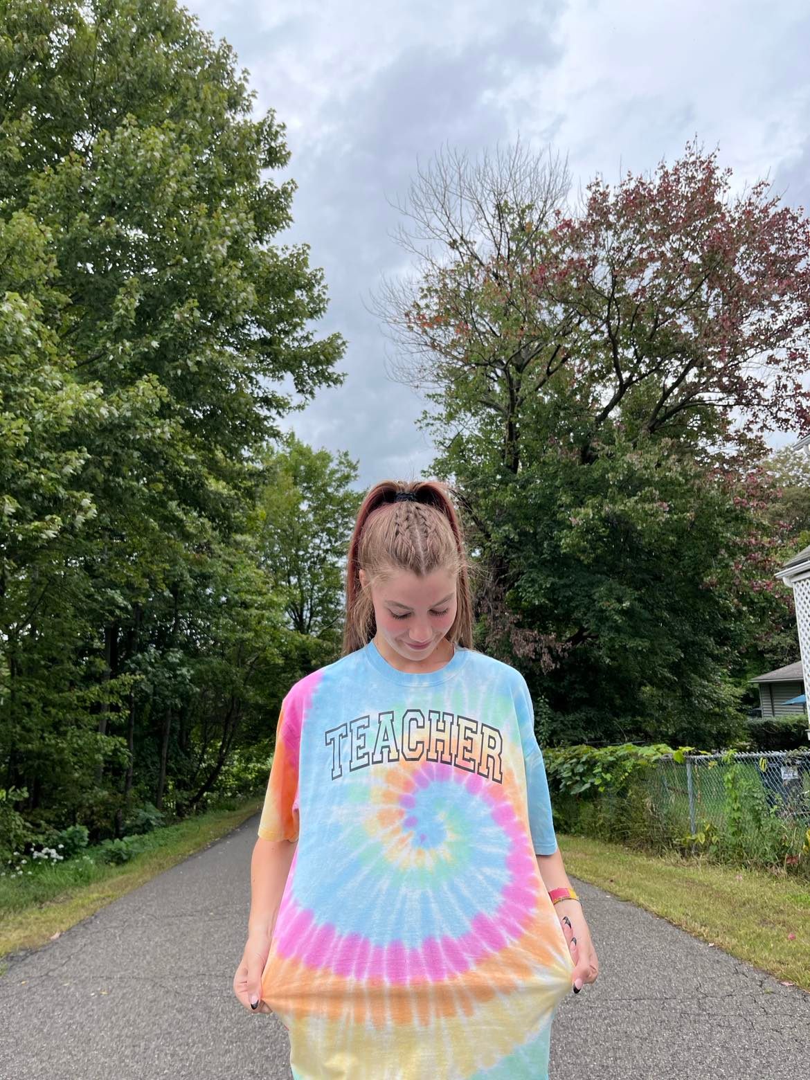 Pastel Rainbow Tie Dye Shirt